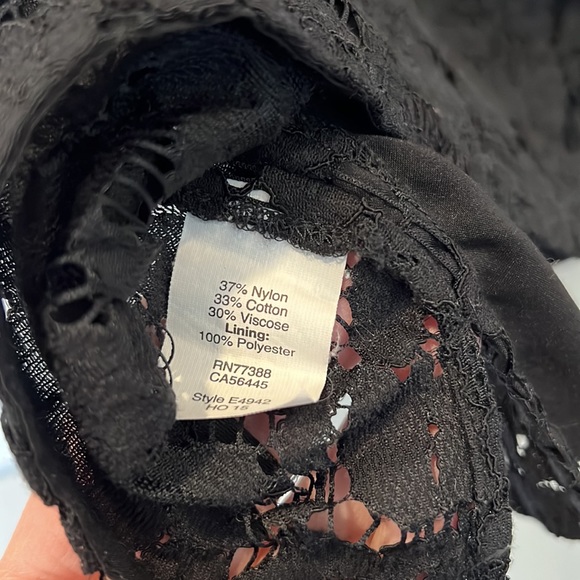 Madewell Lace Lined Short Sleeve Top - Picture 11 of 11